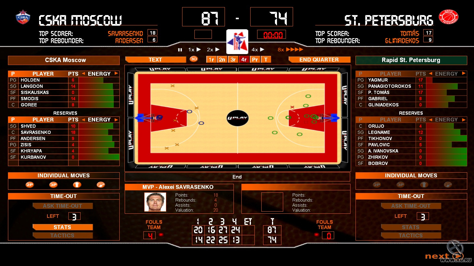 Euroleague Basketball Manager 08 - кадр 2