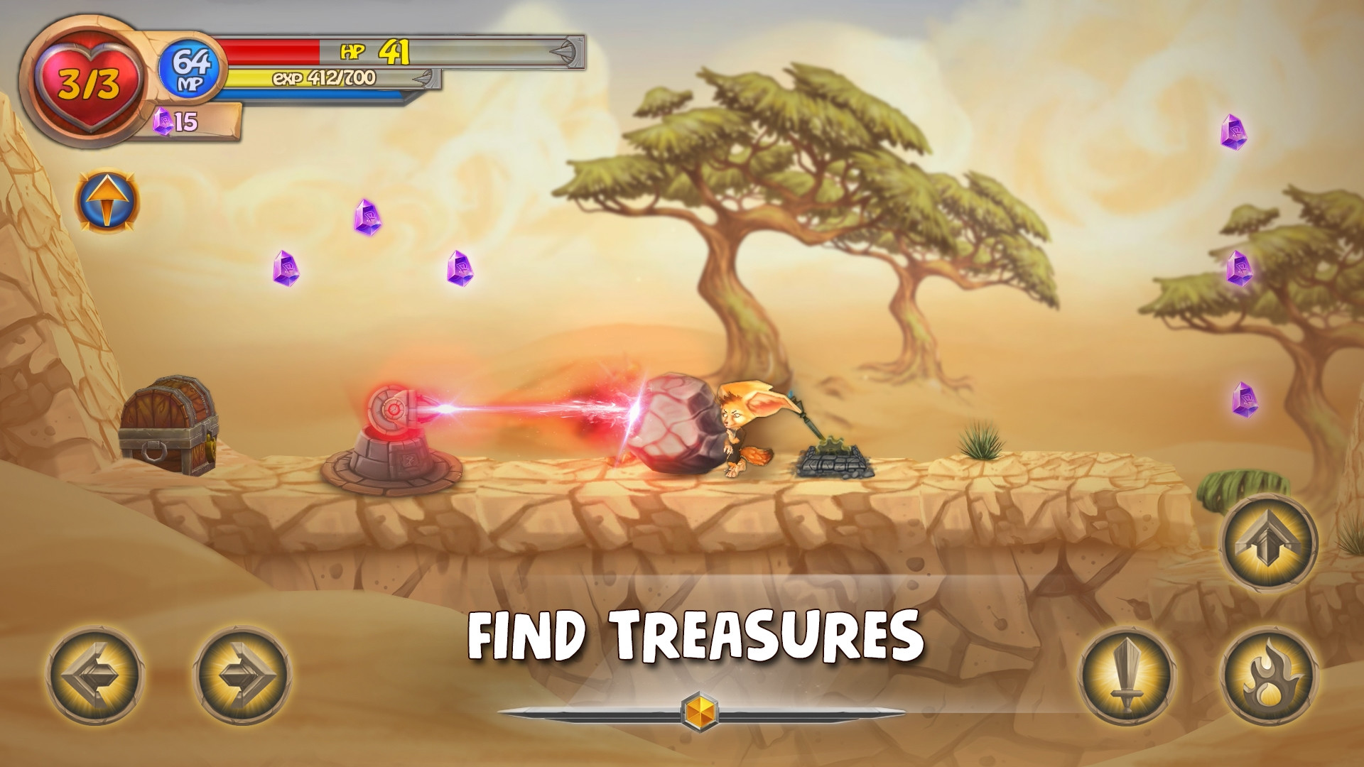 Fin & Ancient Mystery (itch) - кадр 2