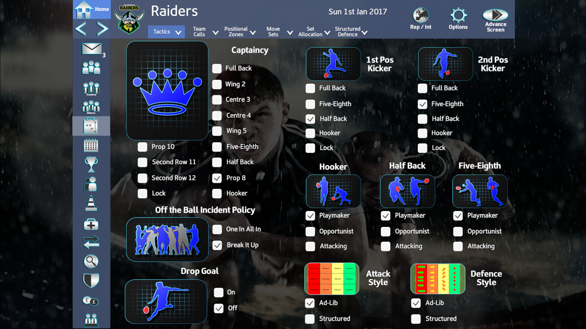 Rugby League Team Manager 2018 - кадр 4