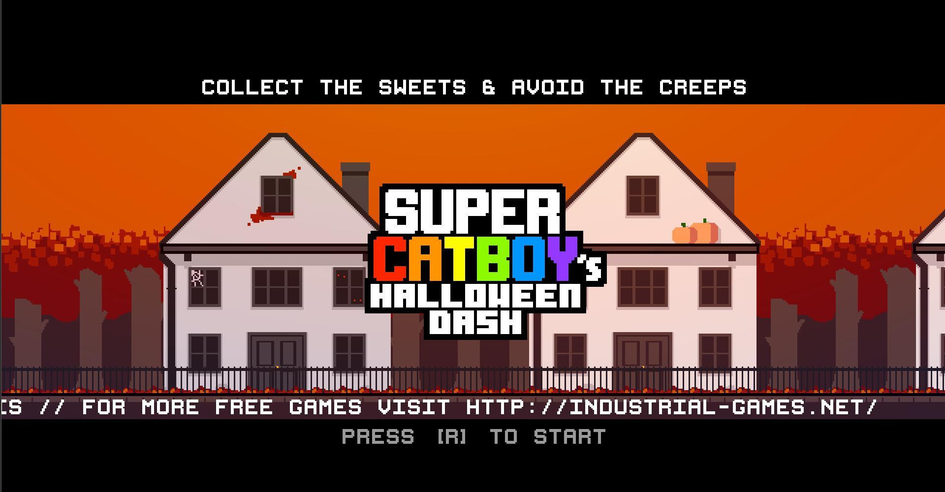 Super Catboy's Halloween Dash (itch) - кадр 1