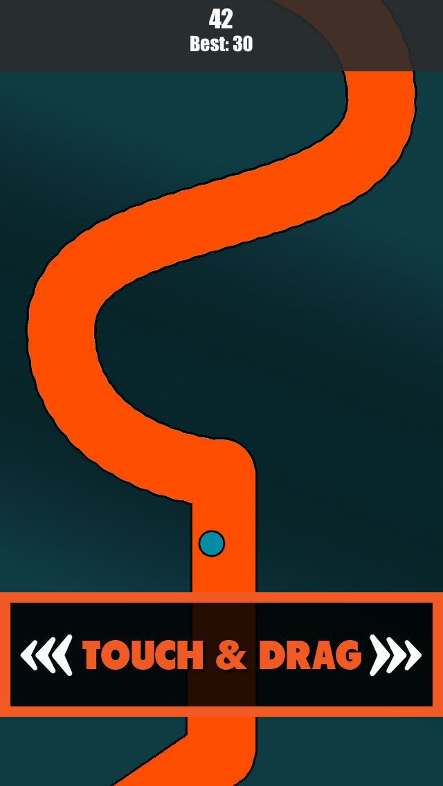 Keep Blue Ball In Orange Line Pro - кадр 2
