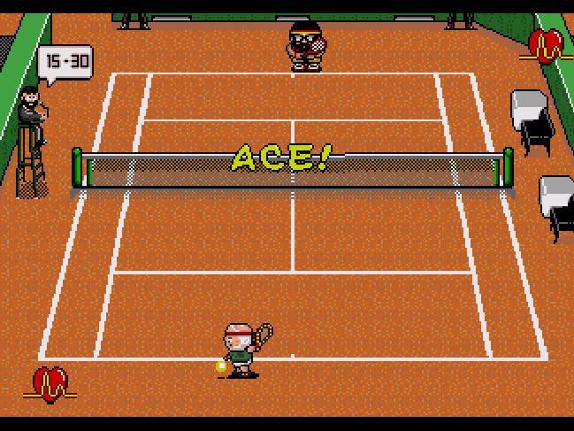 Papi Commando Tennis Demo BEX - Megadrive - NEW (itch) - кадр 1