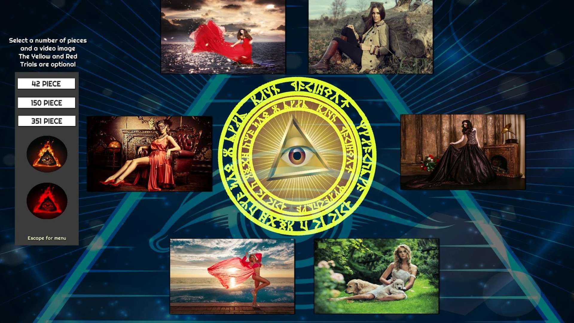 Trials of The Illuminati: Women of Beauty Jigsaws - кадр 1