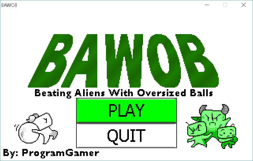 BAWOB - Beating Aliens With Oversized Balls (itch) - кадр 1