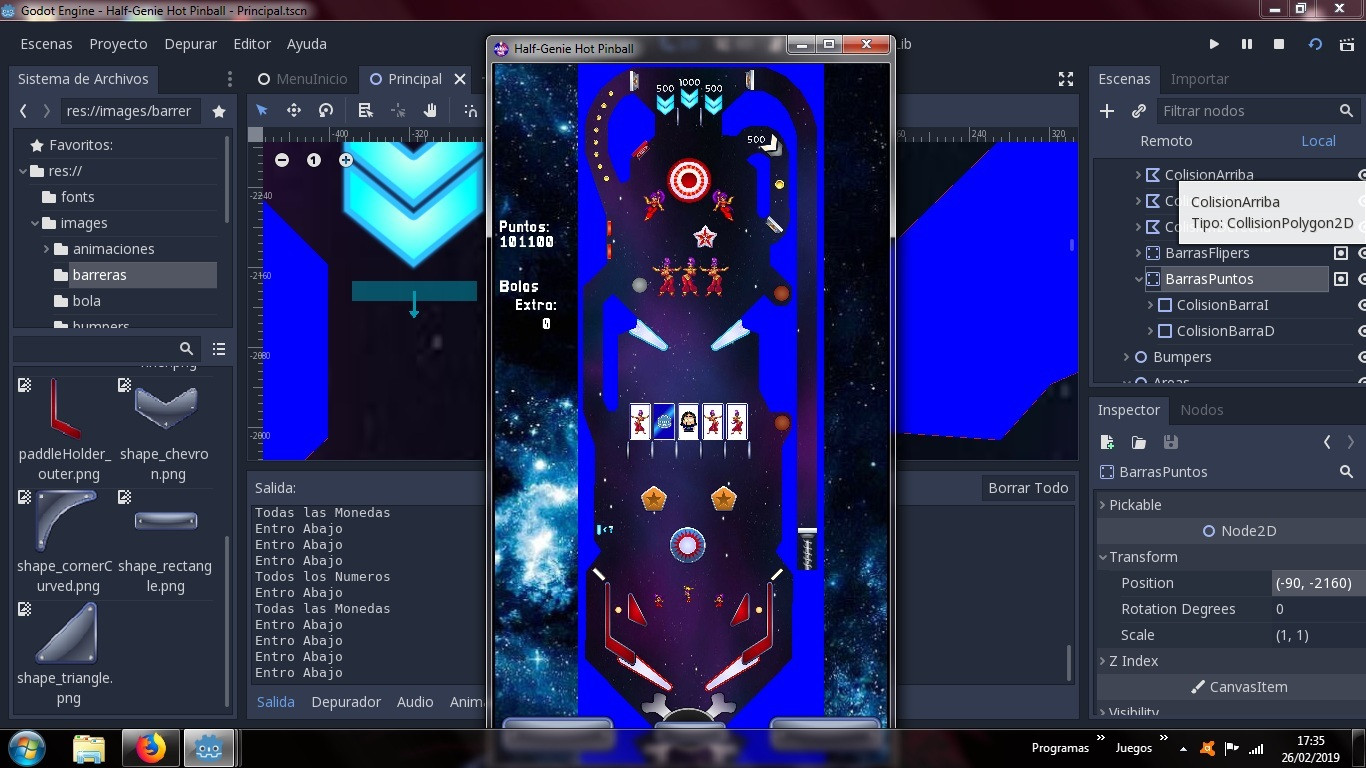 Half-Genie Hot Pinball (itch) - кадр 1