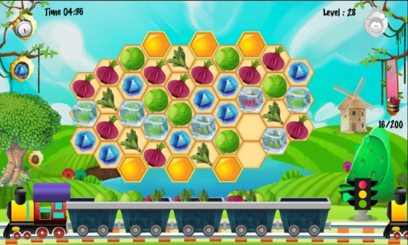 Honeycomb Farm Match 3 (itch) - кадр 2