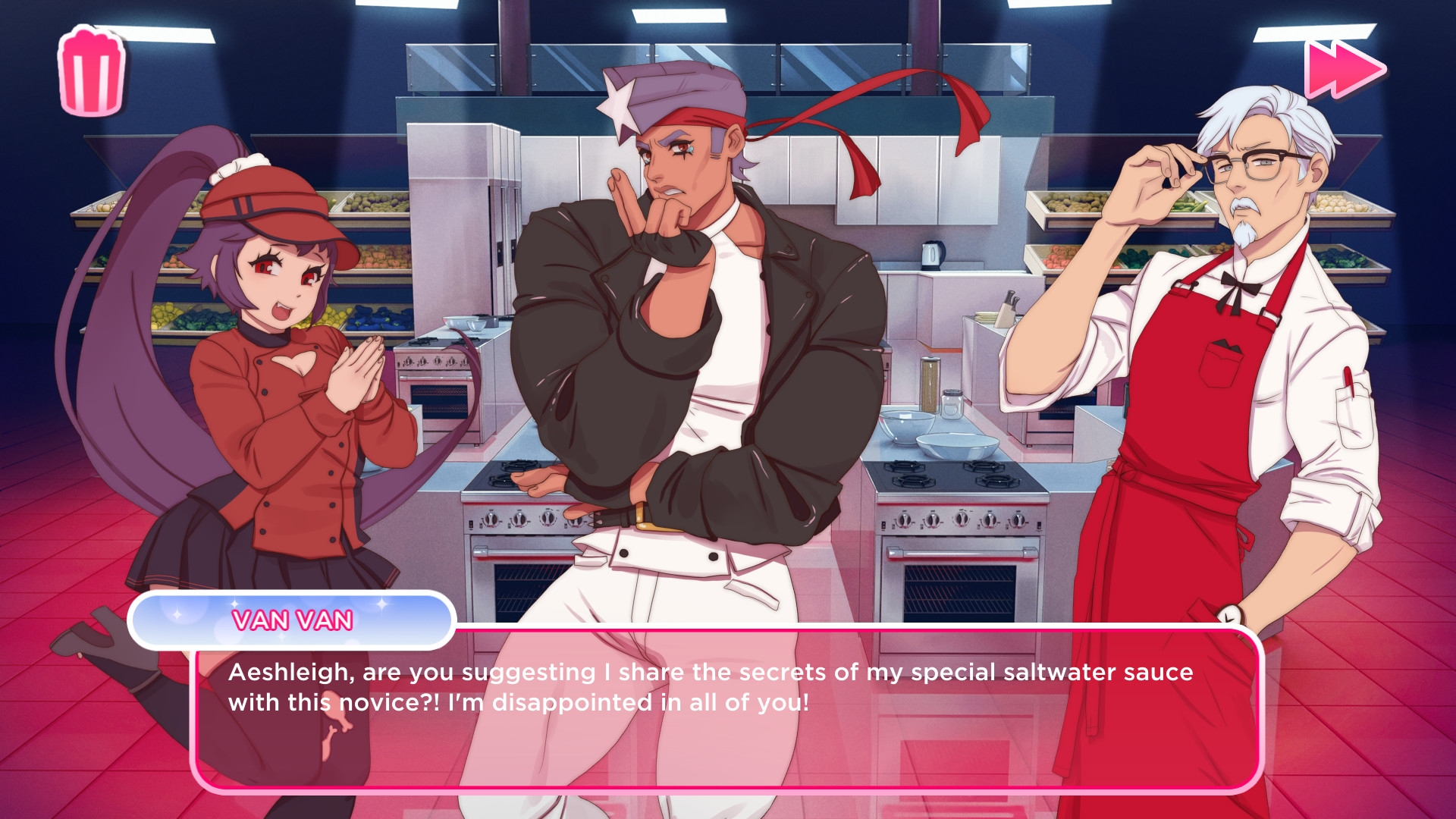 I Love You, Colonel Sanders! A Finger Lickin’ Good Dating Simulator - кадр 2