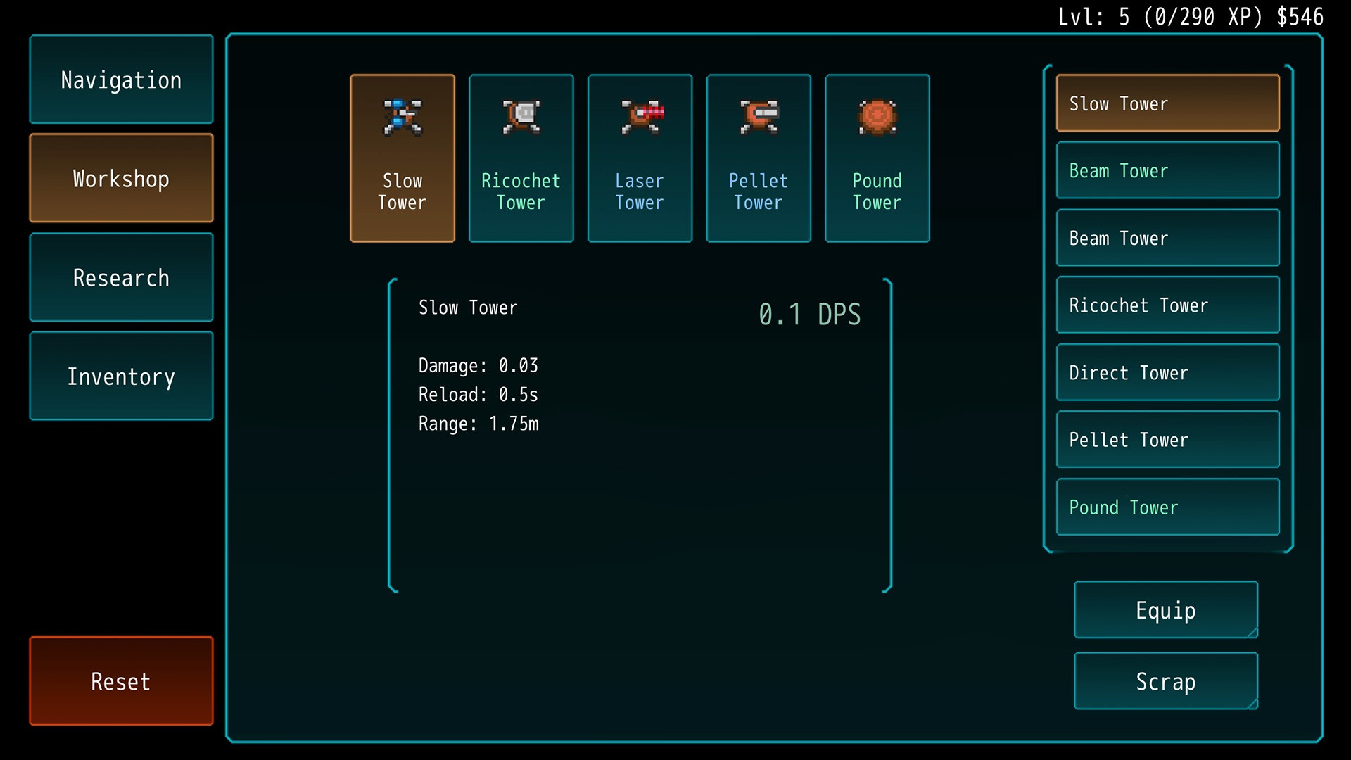 Rogue Station Defense (itch) - кадр 1