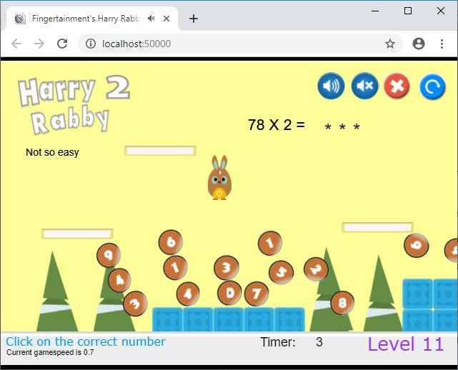 HarryRabby 2 Multiply by even numbers FREE Version (itch) - кадр 1