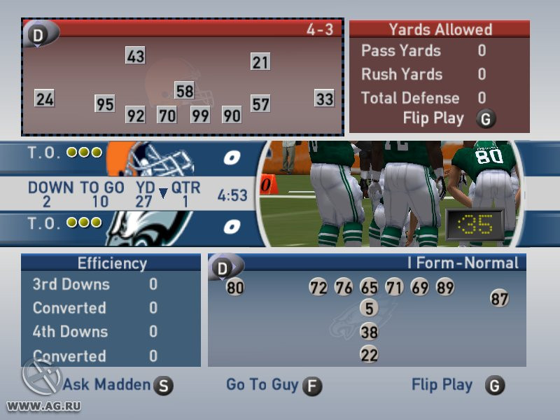 Madden NFL 2002 - кадр 7