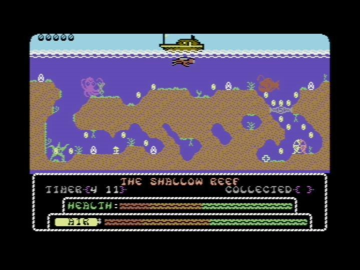 Exploding Fish (Commodore 64 game) (itch) - кадр 2