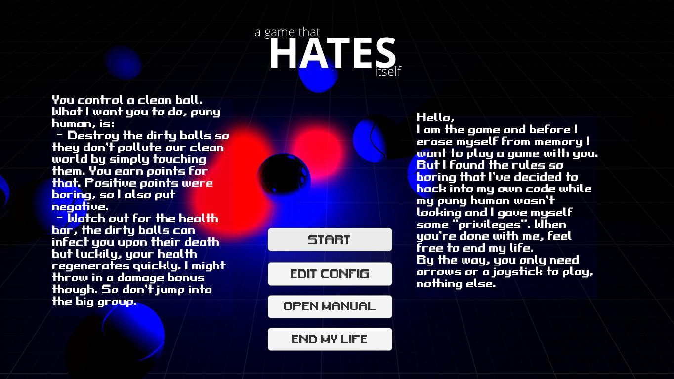 a game that hates itself (itch) - кадр 1