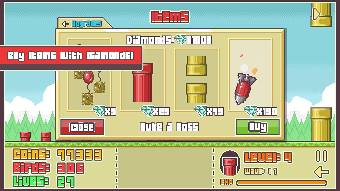 Flappy Defense (itch) - кадр 1