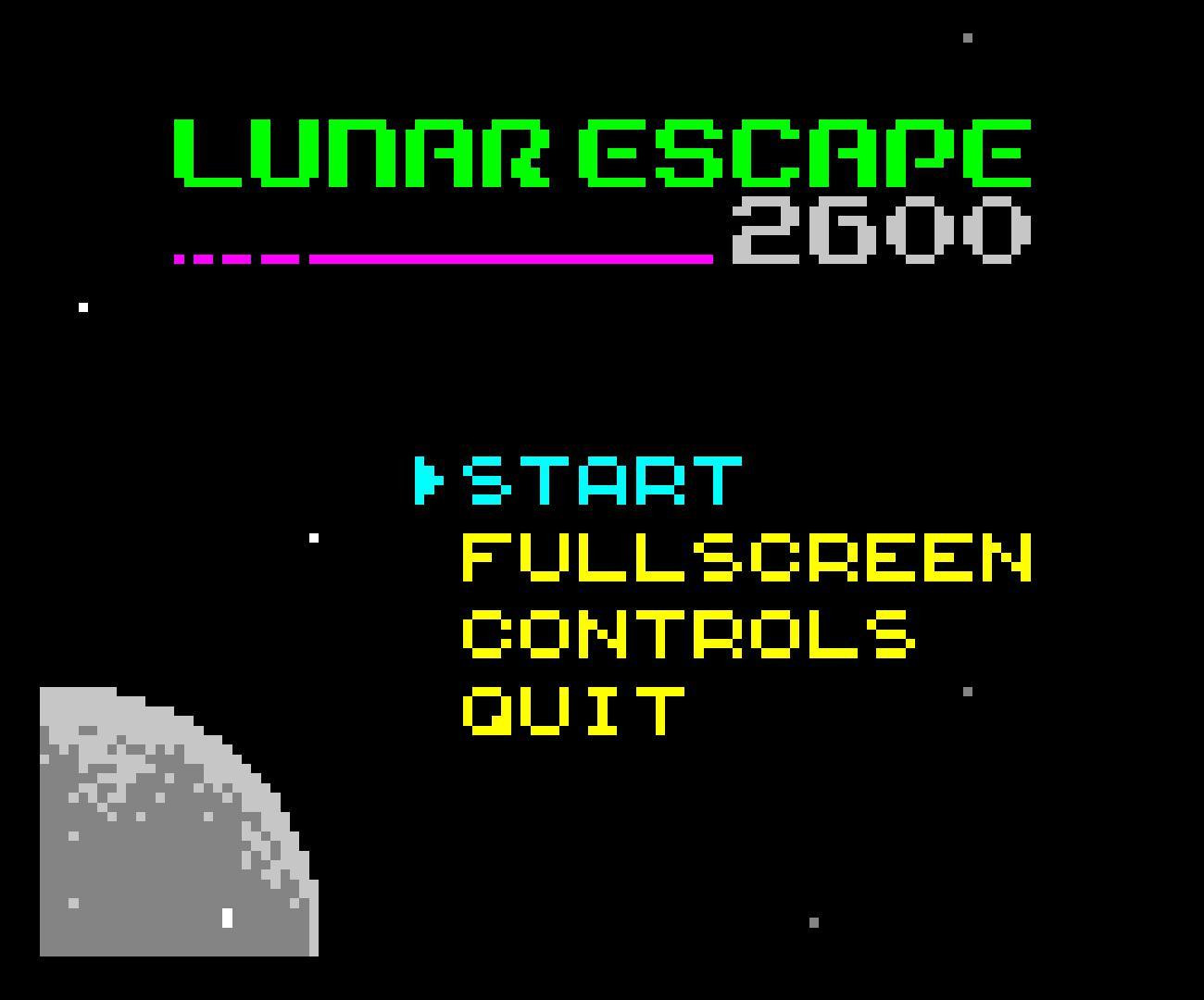 Lunar Escape 2600 (itch) - кадр 2