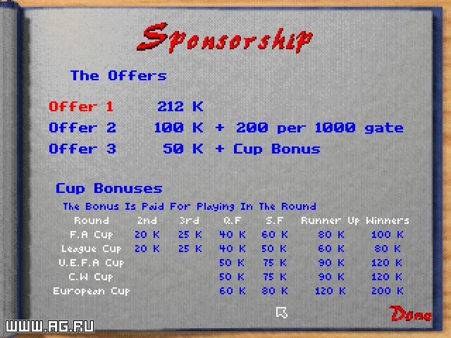 Player Manager 2 - кадр 1