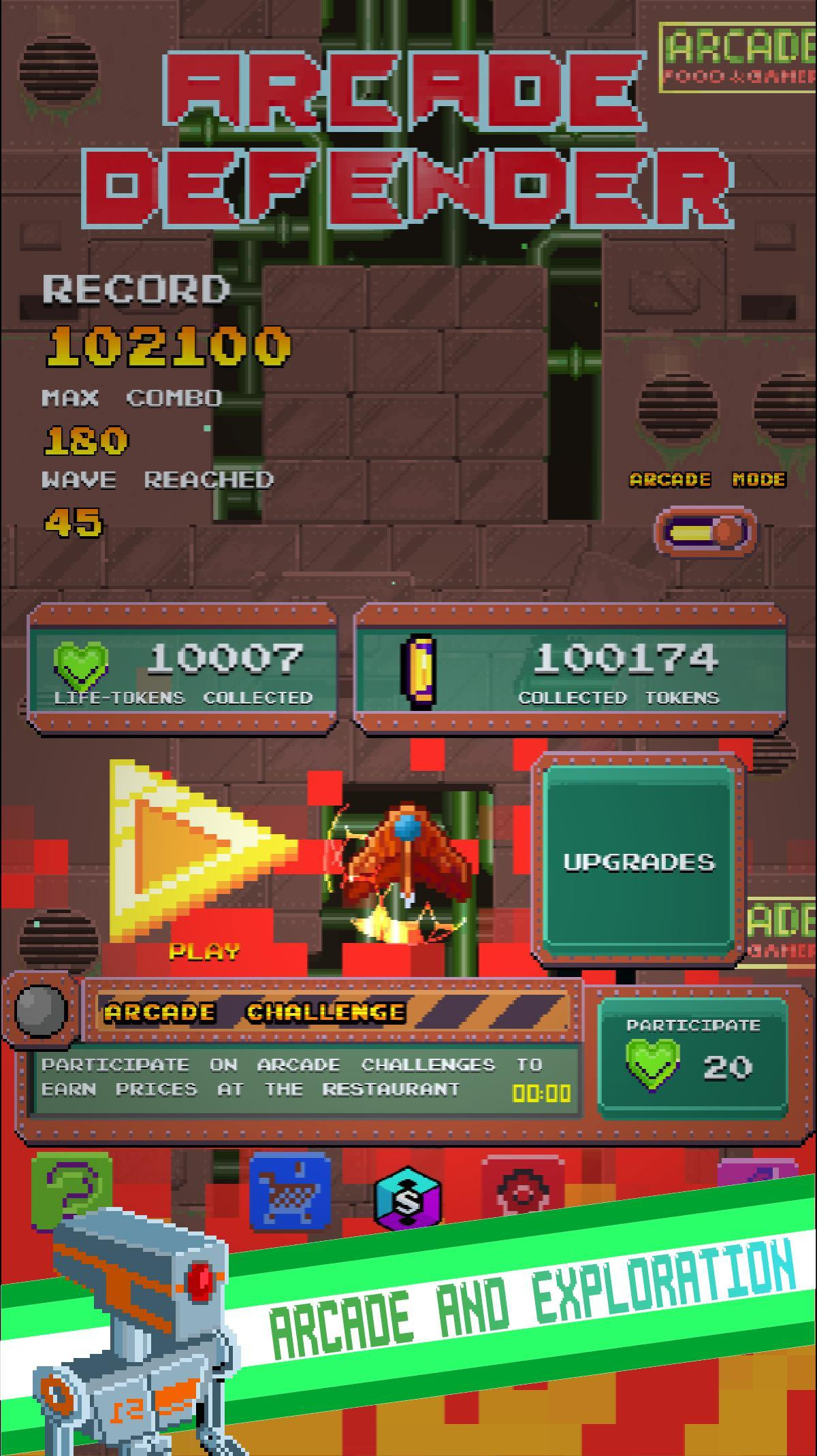 Arcade Defender - Demo (itch) - кадр 1