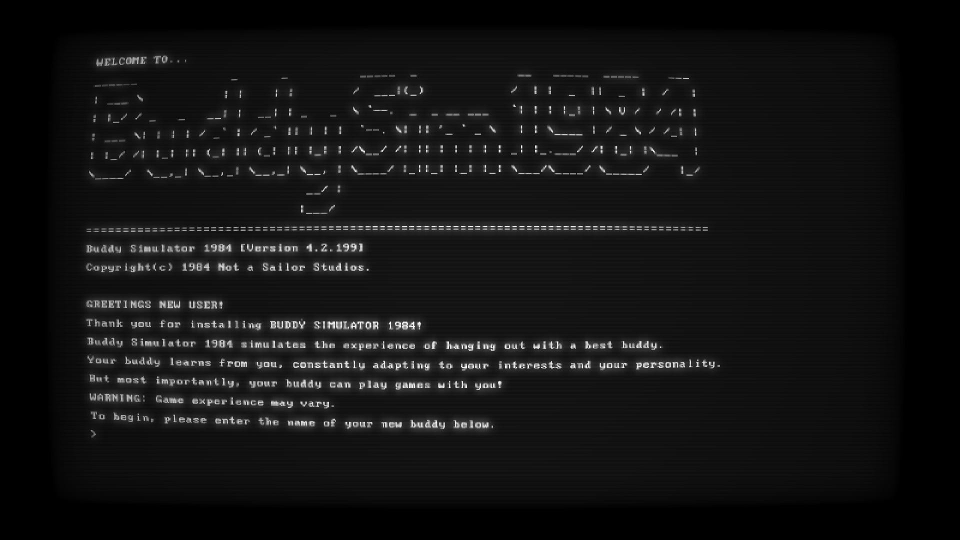 Buddy Simulator 1984 DEMO (itch) - кадр 2