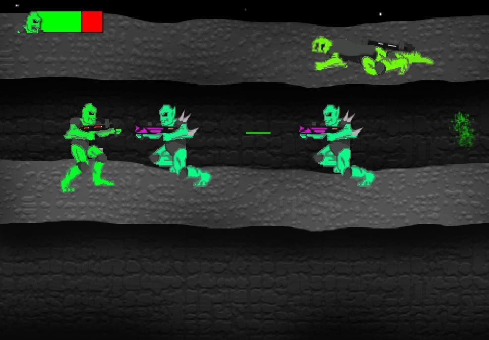 Alien Wars HTML 5 (itch) - кадр 2