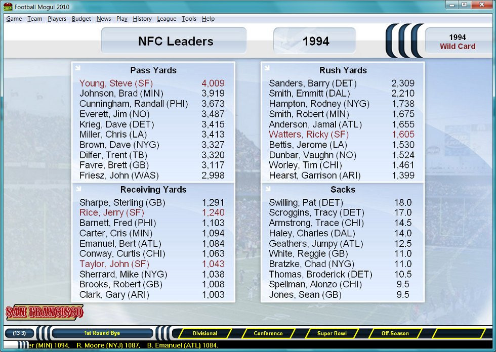 Football Mogul 2010 - кадр 1