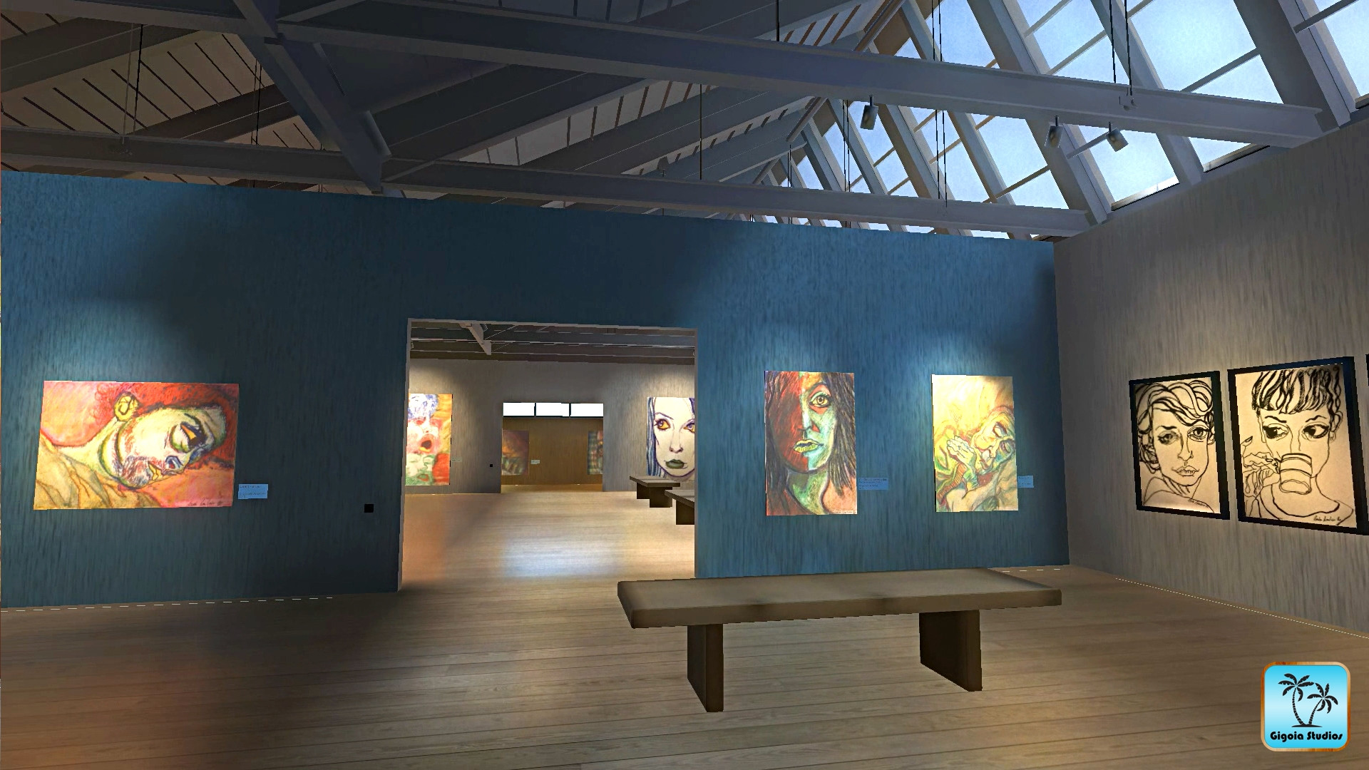 FACES Virtual Art Gallery (itch) - кадр 1