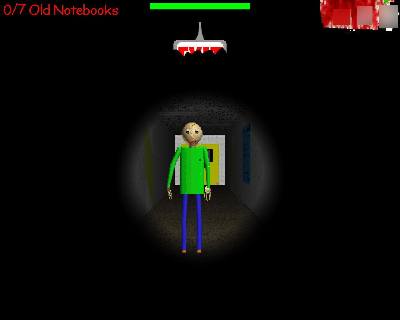 Baldi's Basics The Old School Of Failure Warning (itch) - кадр 1