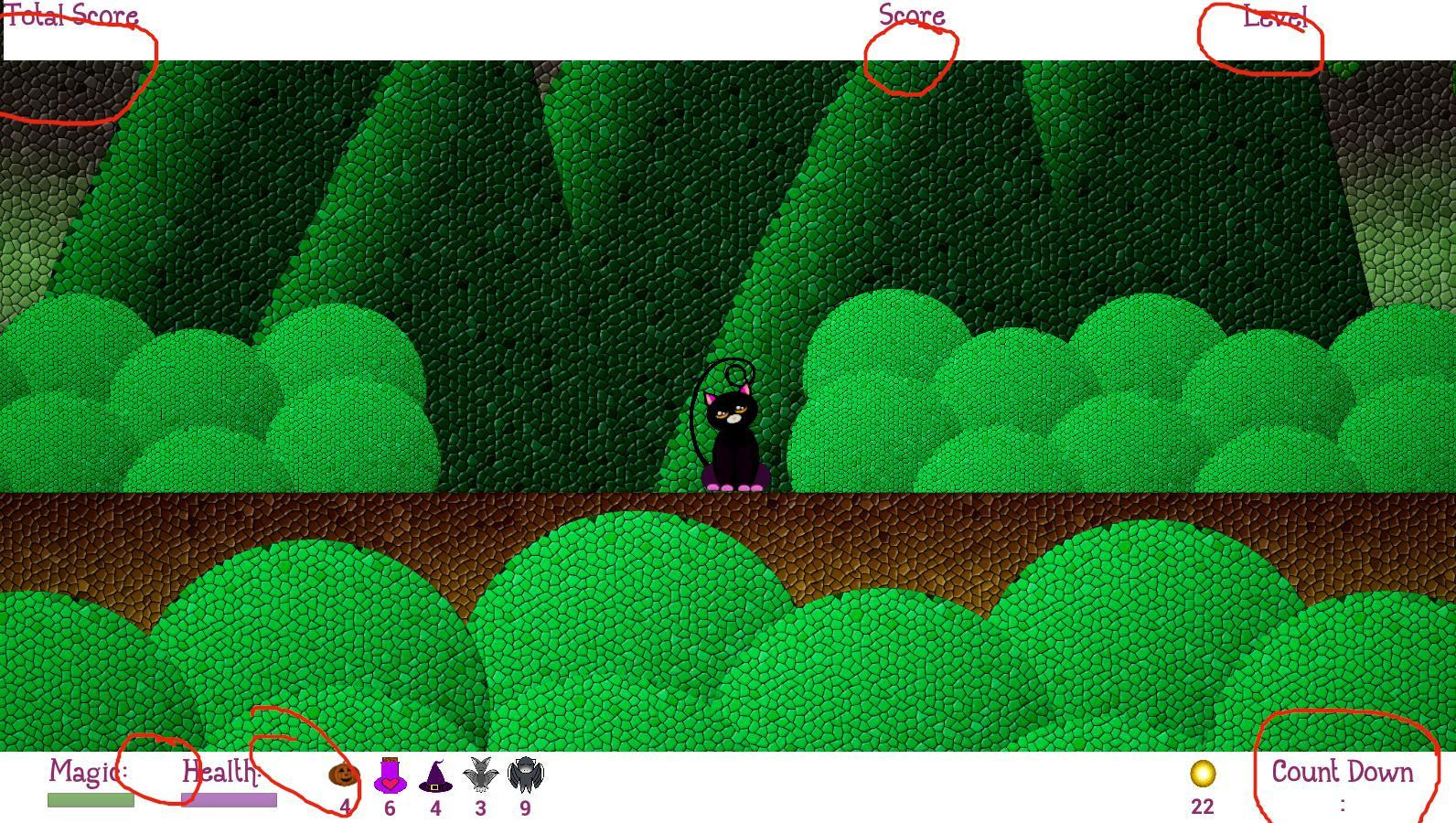 Black Cat Adventures v.1 (Demo - HTML5) (itch) - кадр 2