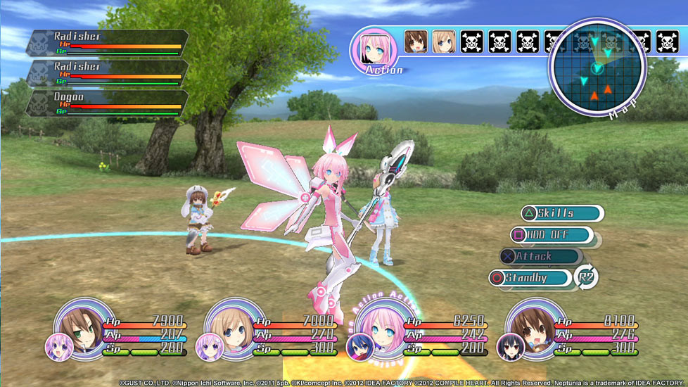 Hyperdimension Neptunia mk2 - кадр 14