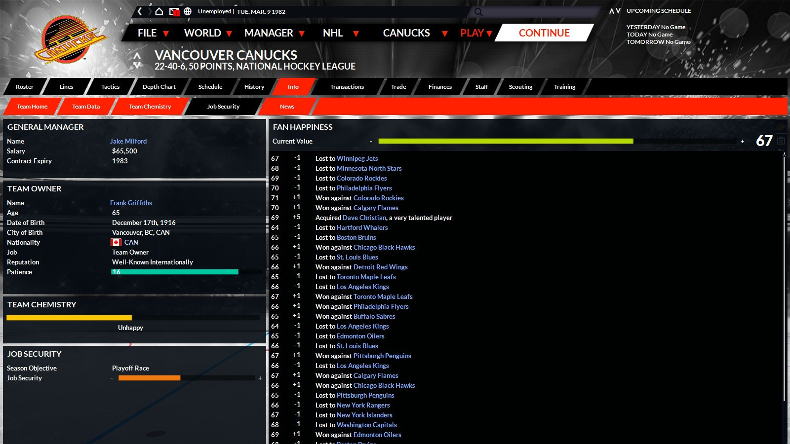 Franchise Hockey Manager 6 - кадр 9