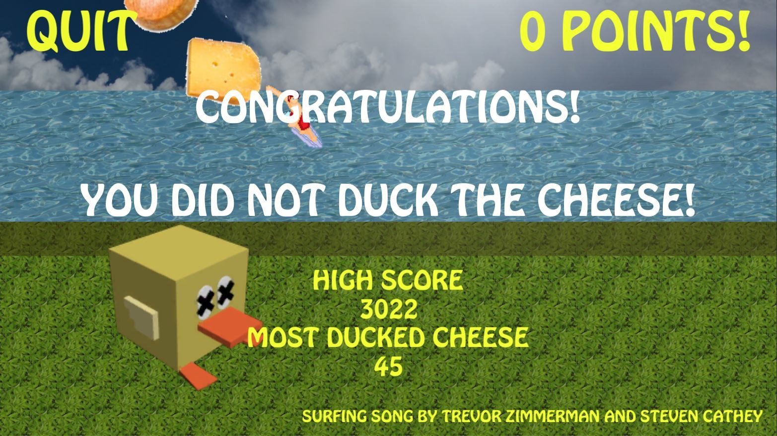 Duck That Cheese! (itch) - кадр 1