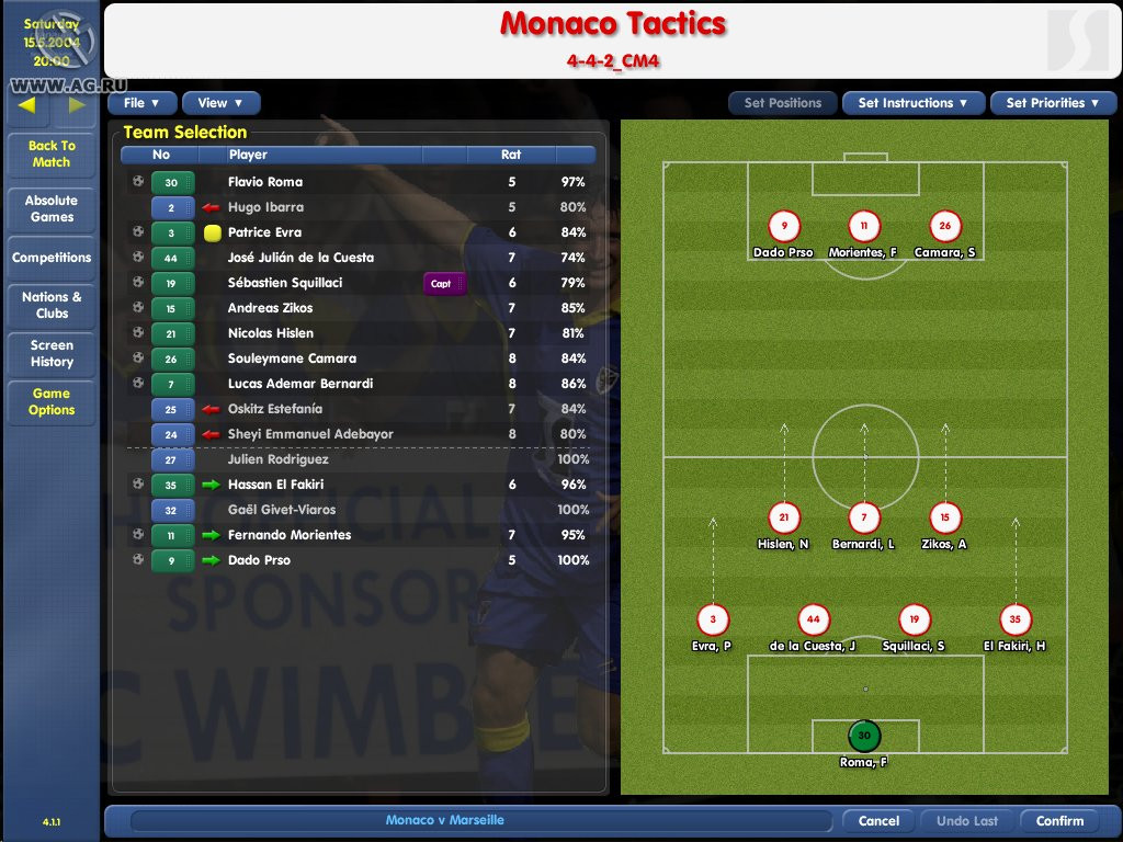 Championship Manager Season 03/04 - кадр 9