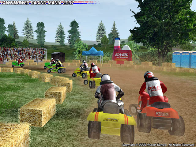 Lawnmower Racing Mania 2007 - кадр 2