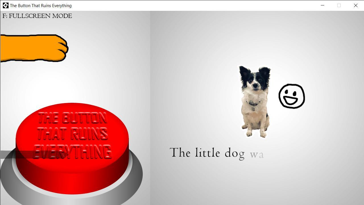 The Button That Ruins Everything (itch) - кадр 1