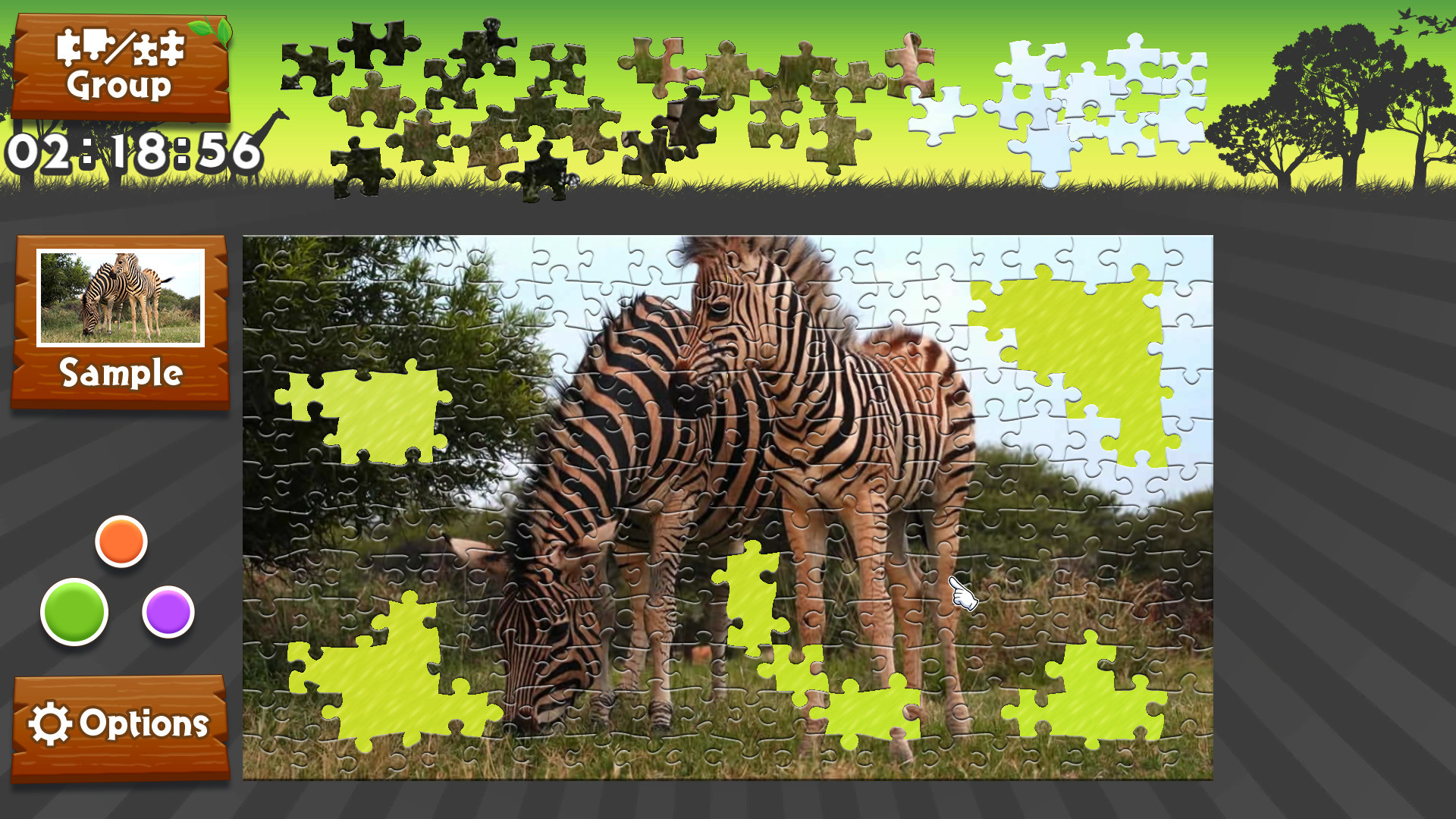 Wild Animals - Animated Jigsaws - кадр 2