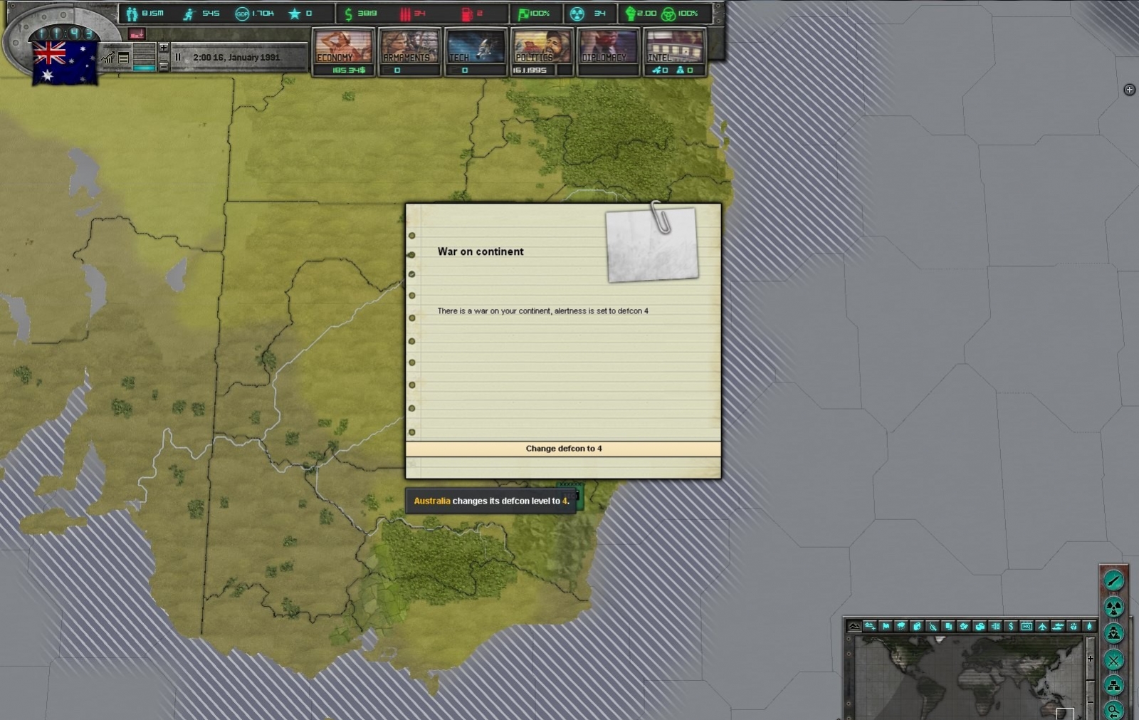 East vs. West: A Hearts of Iron Game - кадр 7