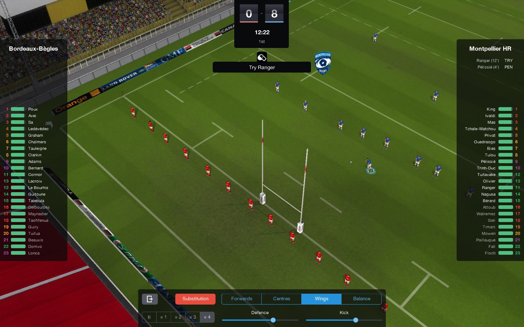 Pro Rugby Manager 2015 - кадр 7