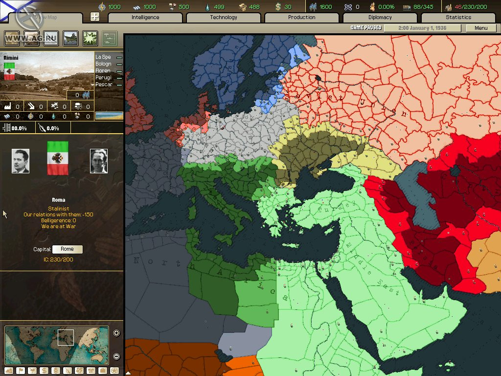 Hearts of Iron II: Doomsday - Armageddon - кадр 4