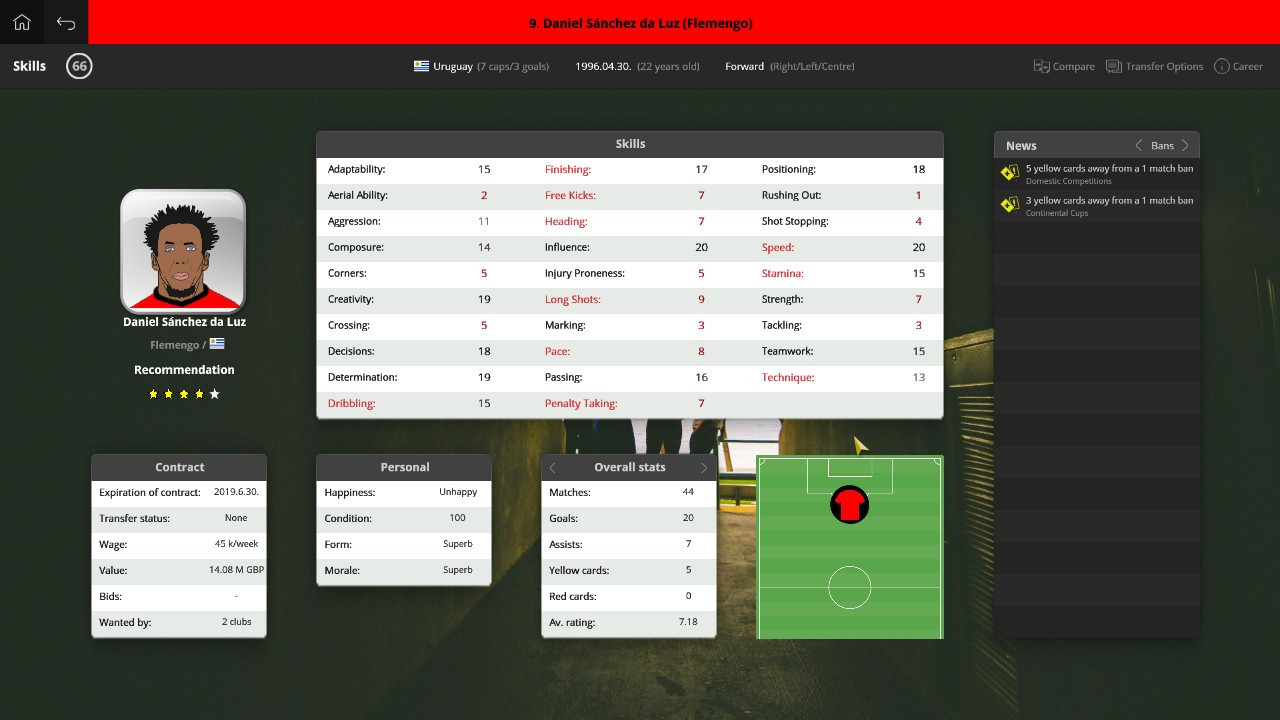 Global Soccer Manager 2018 - кадр 5