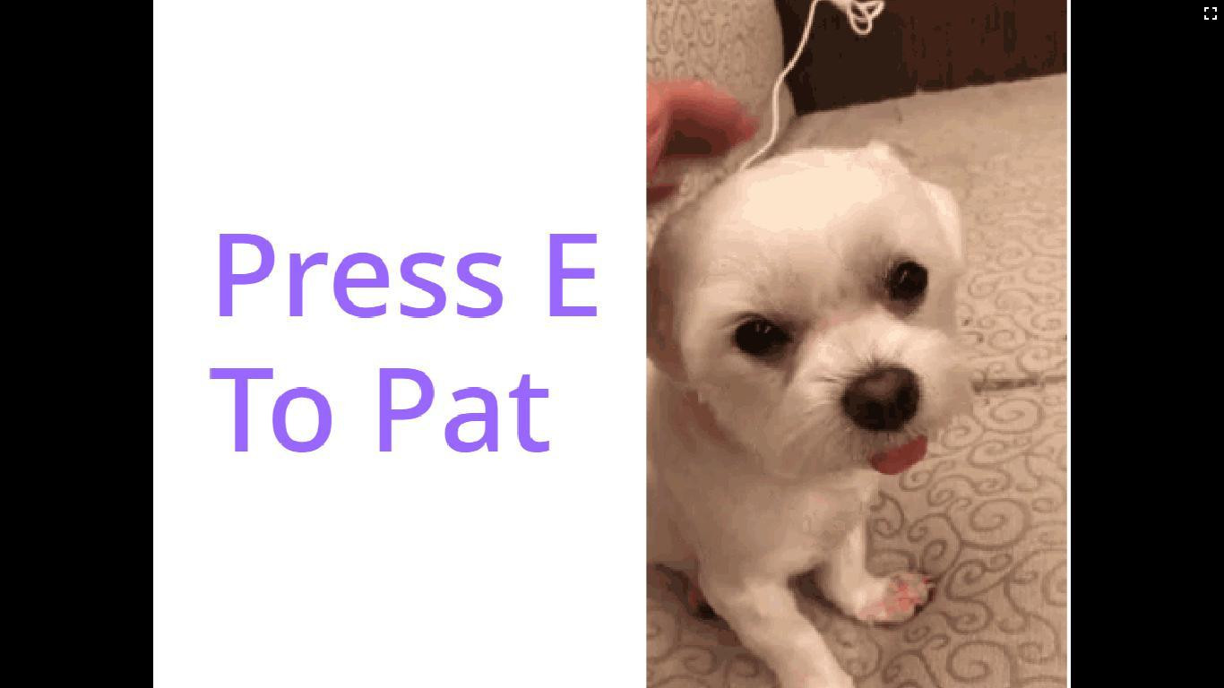 Press E To Pat (itch) - кадр 1