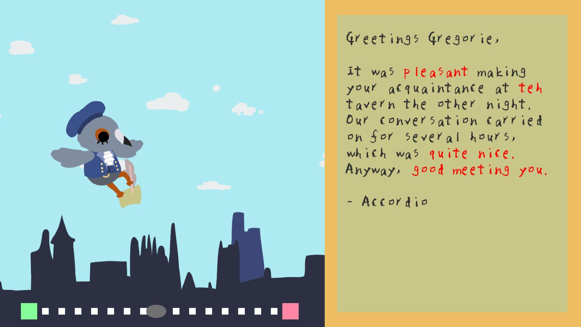 Dear Gregorie, Dear Accordio (itch) - кадр 2