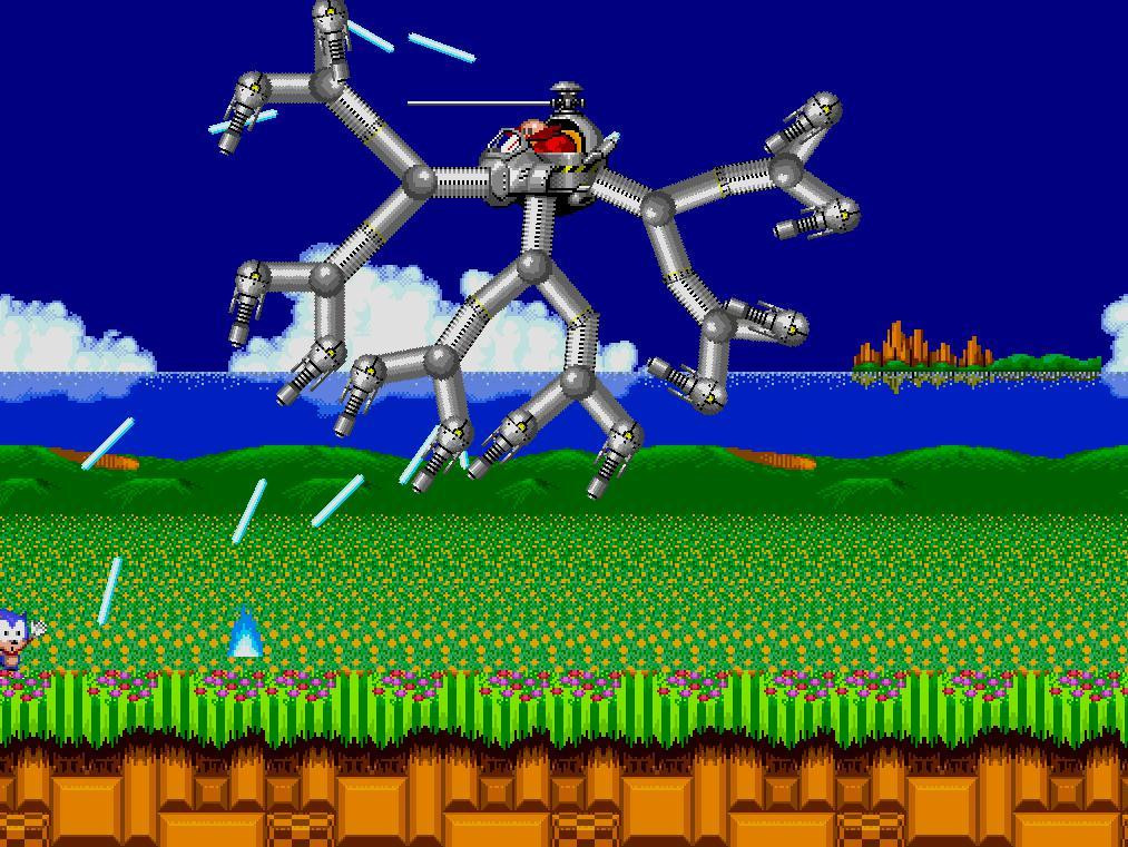 Kill Sonic - Eggman boss builder (itch) - кадр 1