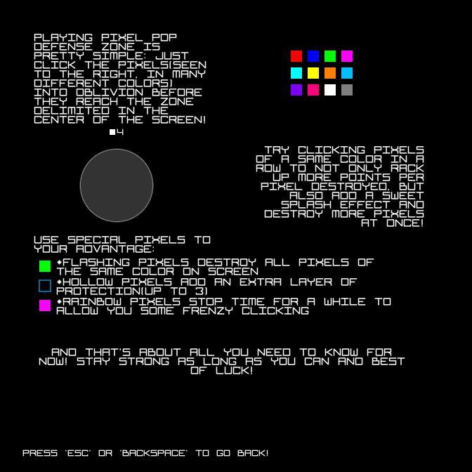 Pixel Pop Defense Zone (itch) - кадр 1