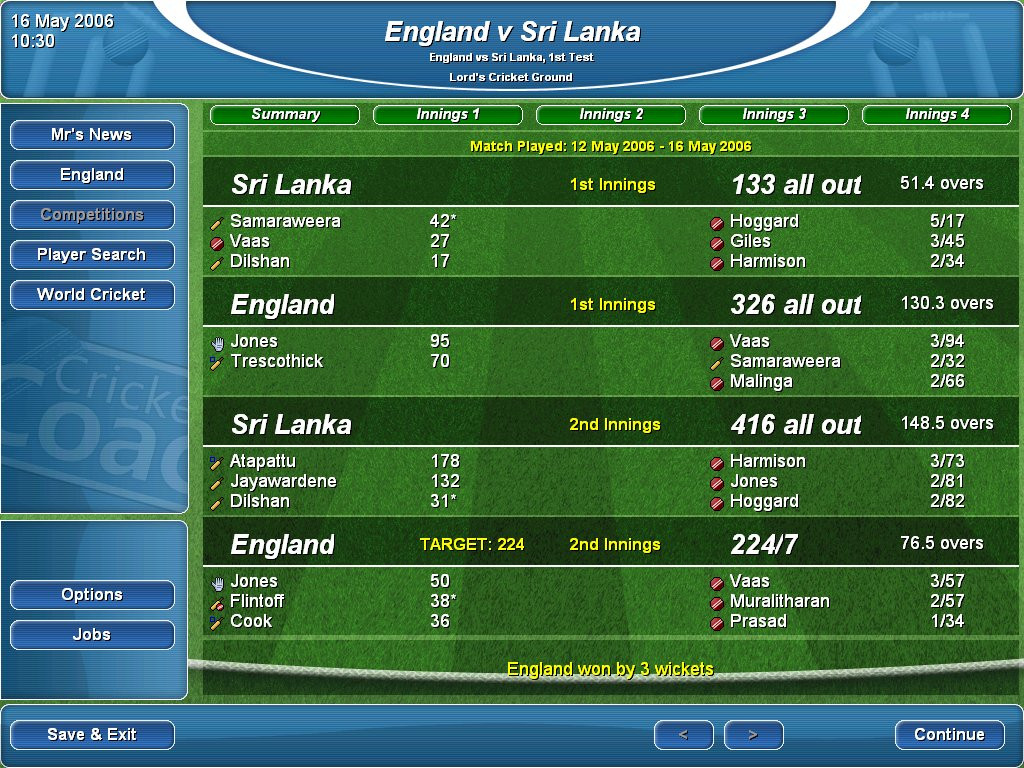 Marcus Trescothick's Cricket Coach - кадр 6