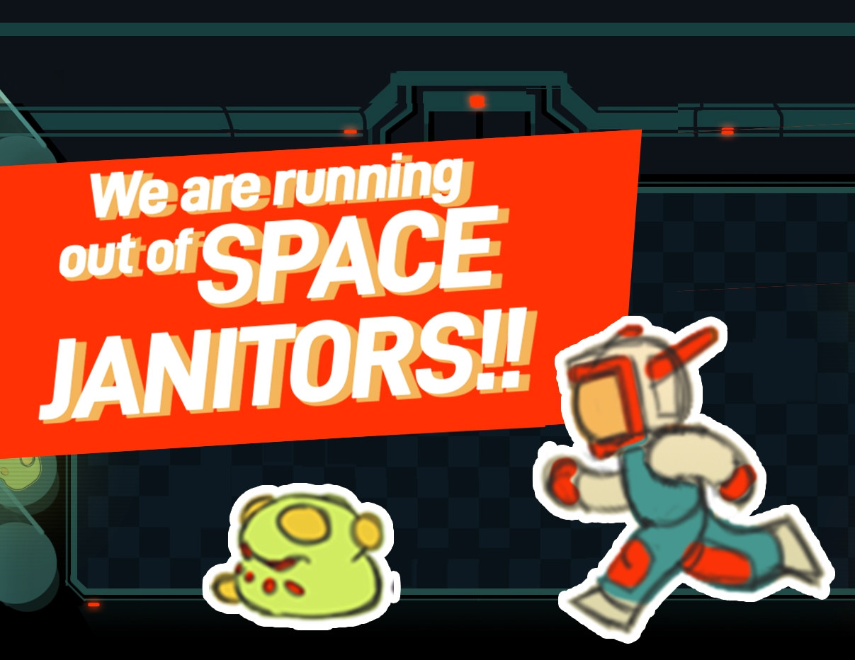 We are running out of Space Janitors (itch) - кадр 2
