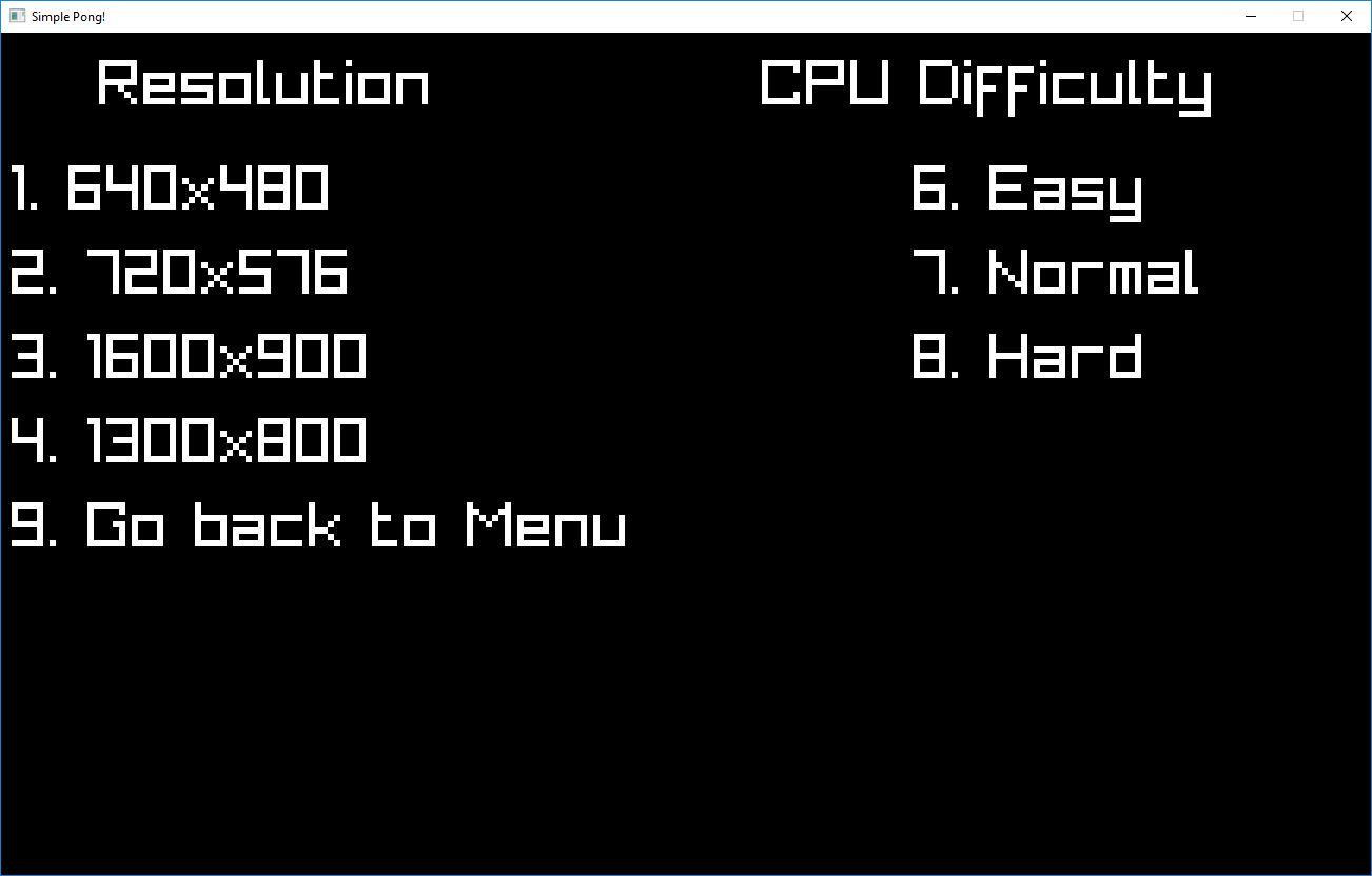 Simple! Pong [Raylib] (itch) - кадр 3