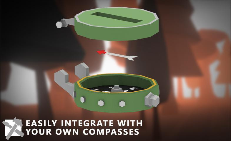 Low Poly Survival Compasses - Forest Demo (itch) - кадр 3