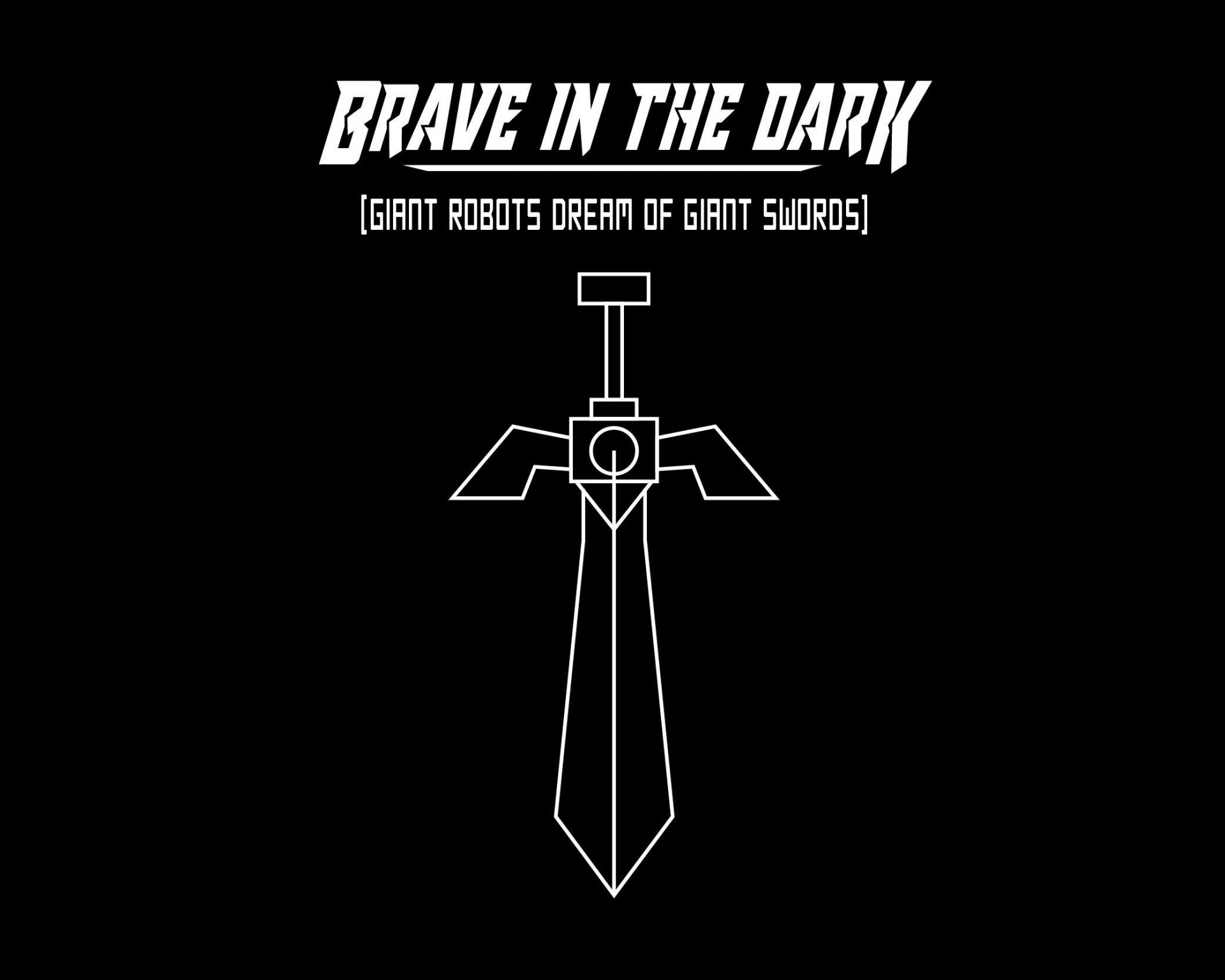 BRAVE IN THE DARK [Giant Robots Dream of Giant Swords] (itch) - кадр 1