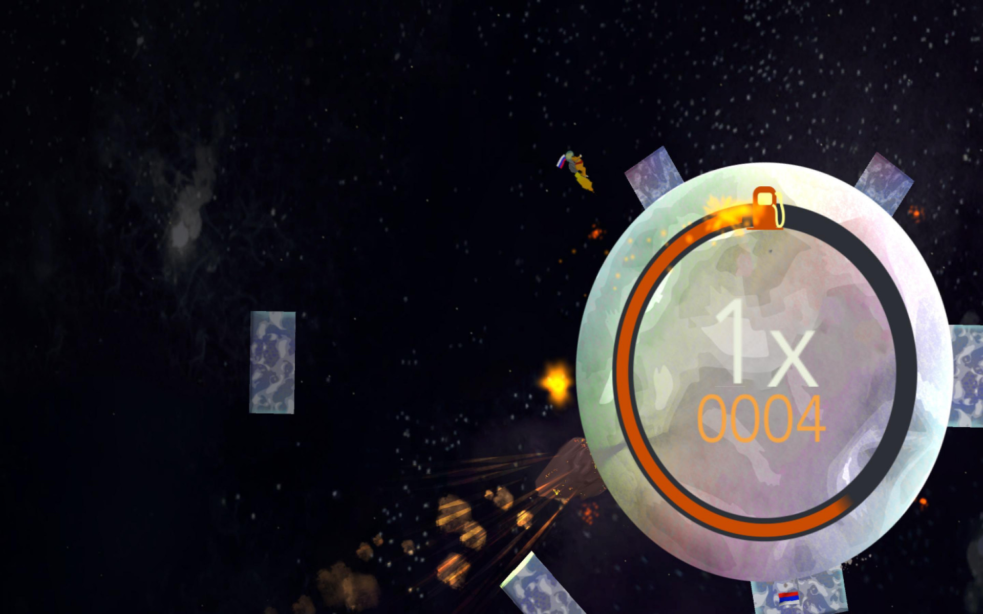 Bear with Jetpacks in space (itch) - кадр 1