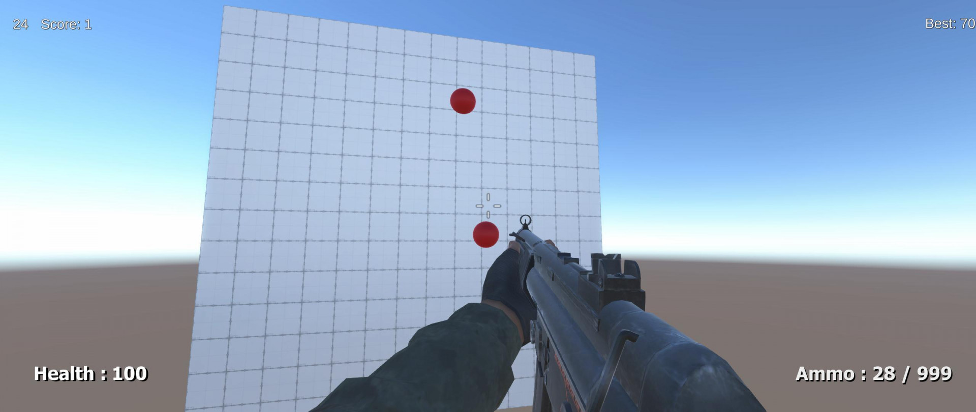 First Person Shooter Training (itch) - кадр 1