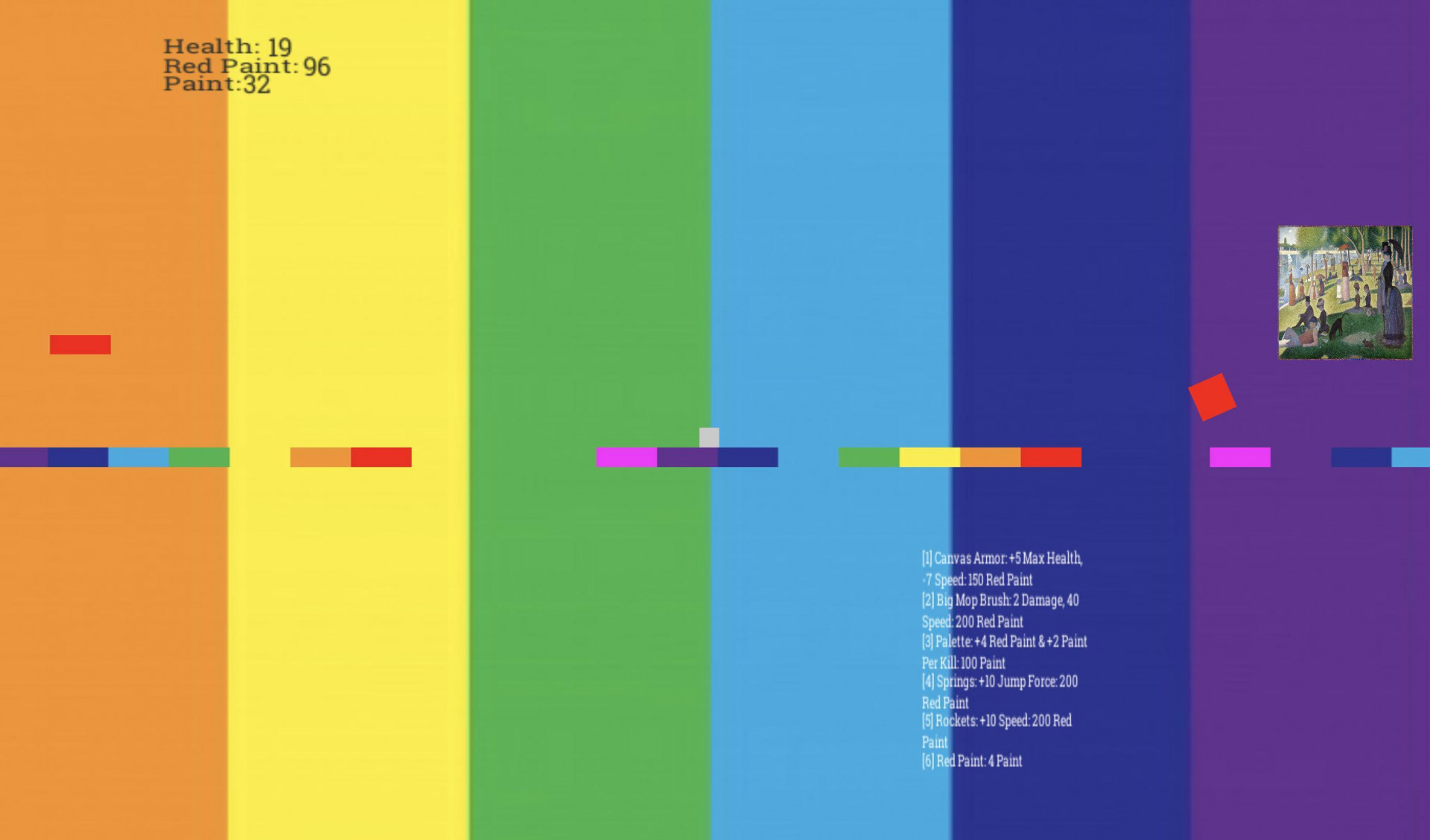Color World: Red Revenge (itch) - кадр 1