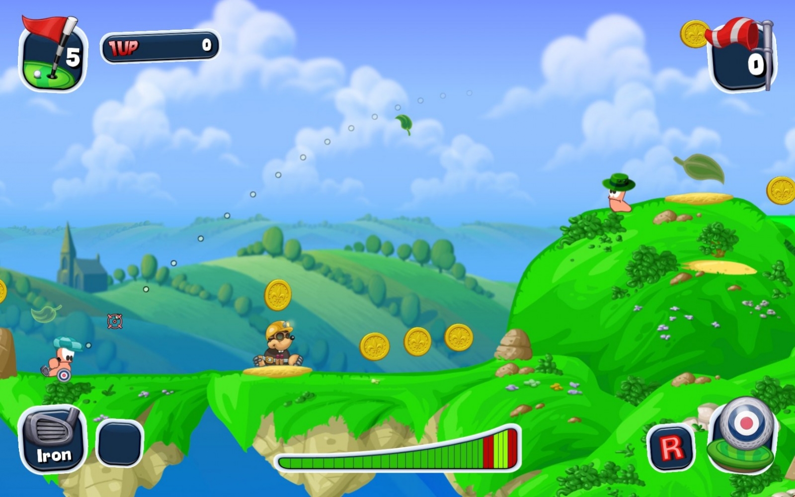 Worms Crazy Golf - кадр 7